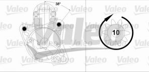 Valeo 458207 - Štartér -