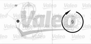 Valeo 458211 - Štartér -