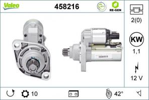 Valeo 458216 - Štartér -