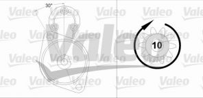 Valeo 458223 - Štartér -