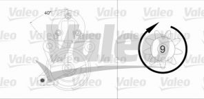 Valeo 458230 - Štartér -