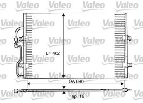 Valeo 816852 - Kondenzátor -
