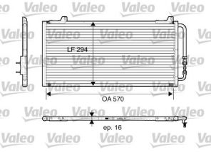 Valeo 816921 - Kondenzátor -