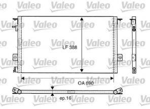 Valeo 816945 - Kondenzátor -