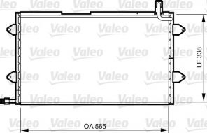 Valeo 817024 - Kondenzátor -