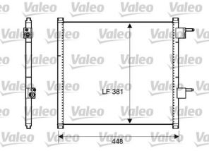 Valeo 817225 - Kondenzátor -