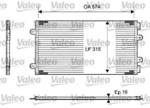 Valeo 817385 - Kondenzátor -