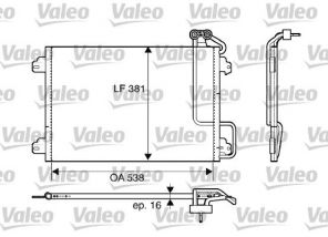 Valeo 817509 - Kondenzátor -