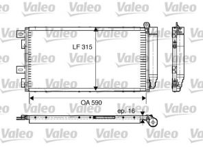 Valeo 817547 - Kondenzátor -