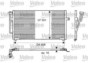 Valeo 817560 - Kondenzátor -