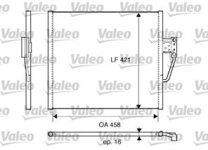 Valeo 817607 - Kondenzátor -