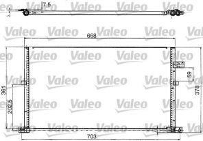 Valeo 817657 - Kondenzátor -