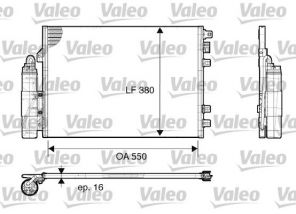 Valeo 817661 - Kondenzátor -