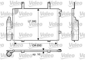 Valeo 817662 - Kondenzátor -