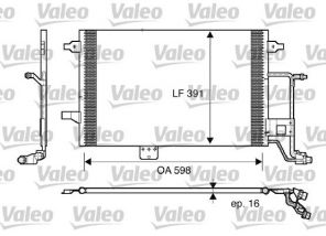 Valeo 817665 - Kondenzátor -