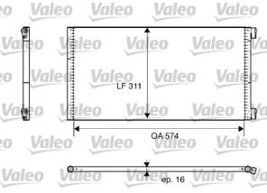 Valeo 817684 - Kondenzátor -