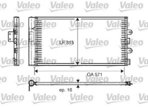 Valeo 817703 - Kondenzátor -