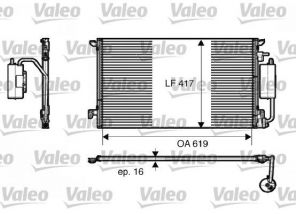 Valeo 817809 - Kondenzátor -