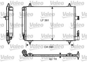 Valeo 817824 - Kondenzátor -