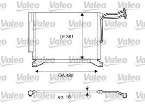 Valeo 817837 - Kondenzátor -