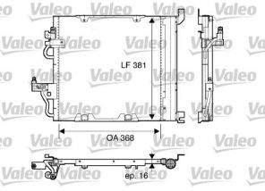 Valeo 817847 - Kondenzátor -