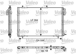 Valeo 818001 - Kondenzátor -