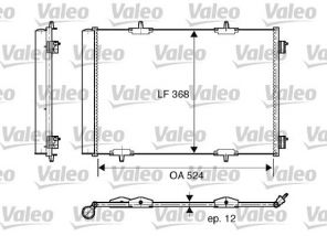 Valeo 818015 - Kondenzátor -