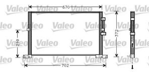 Valeo 818023 - Kondenzátor -