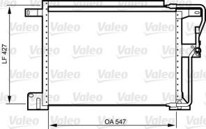 Valeo 818024 - Kondenzátor -