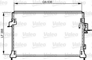 Valeo 818025 - Kondenzátor -