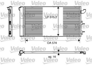 Valeo 818162 - Kondenzátor -