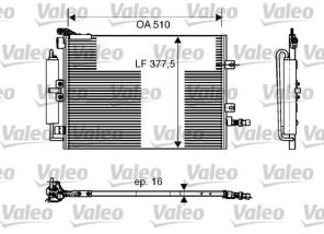 Valeo 818165 - Kondenzátor -