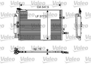 Valeo 818166 - Kondenzátor -