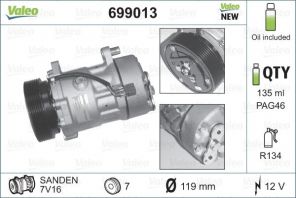 Valeo 699013 - Kompresor -
