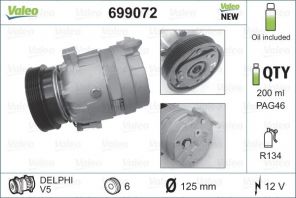 Valeo 699072 - Kompresor -