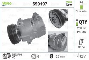 Valeo 699197 - Kompresor -