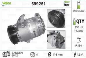 Valeo 699251 - Kompresor -