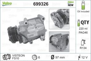 Valeo 699326 - Kompresor -