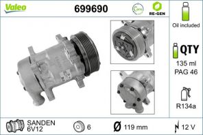 Valeo 699690 - Kompresor -