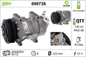Valeo 699738 - Kompresor -