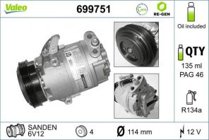 Valeo 699751 - Kompresor -