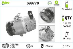 Valeo 699770 - Kompresor -