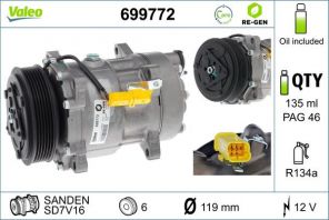 Valeo 699772 - Kompresor -