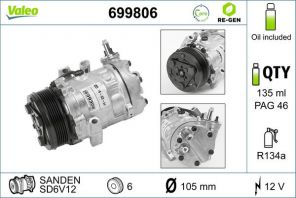 Valeo 699806 - Kompresor -