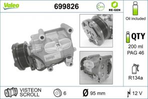 Valeo 699826 - Kompresor -