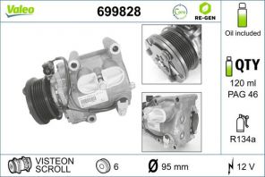 Valeo 699828 - Kompresor -