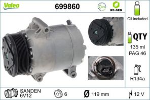 Valeo 699860 - Kompresor -