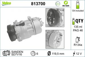 Valeo 813700 - Kompresor -