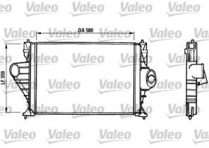 Valeo 816823 - Chladič plniaceho vzduchu -