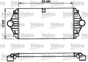 Valeo 816851 - Chladič plniaceho vzduchu -